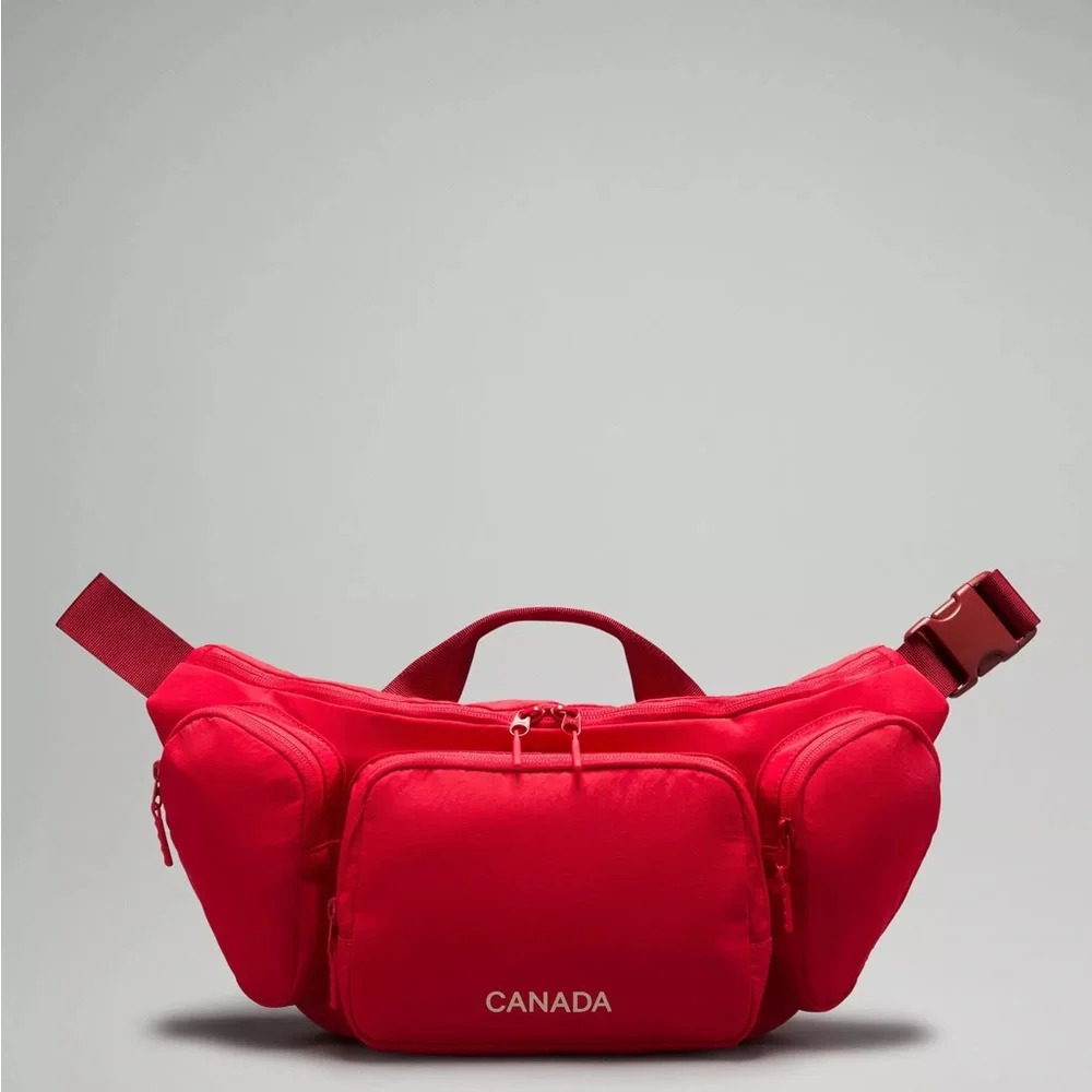 🆕🇨🇦 Lululemon Team Canada Olympic Utility Crossbody Bag 6.5L - Spicy Red